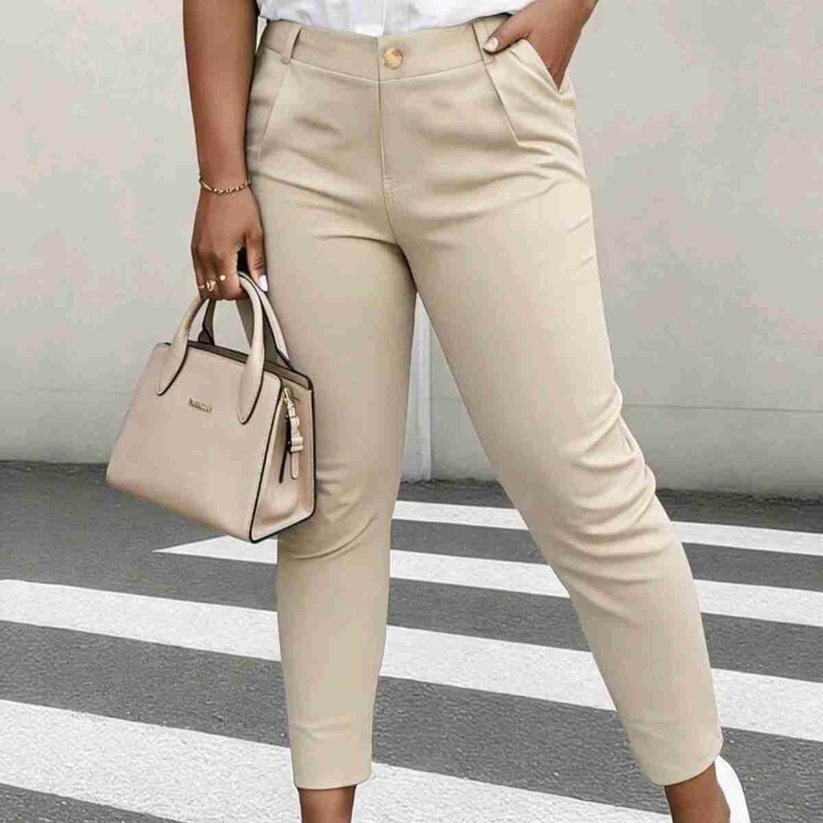 Beige Pants
