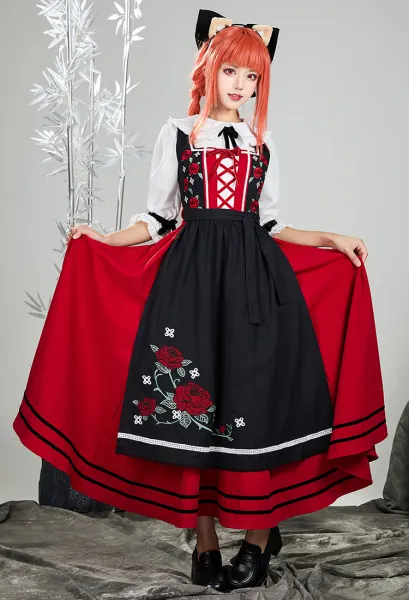 Spice and Wolf Holo Cosplay Costume Dress and Shirt with Tail Headband