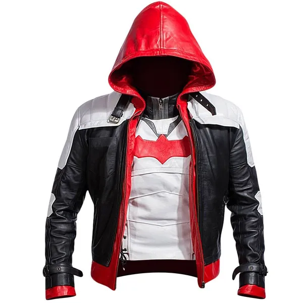 Batman Arkham Knight Red Hood Leather Jacket