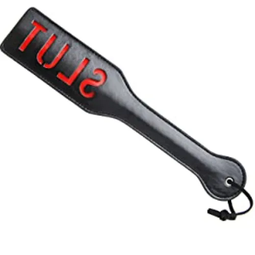 Frisky Imprint Spanking Paddle, Slut - SLUT