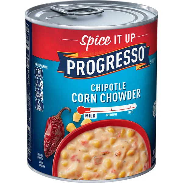 Progresso Spicy Chipotle Corn Chowder, 18.5 oz (Pack of 12) -