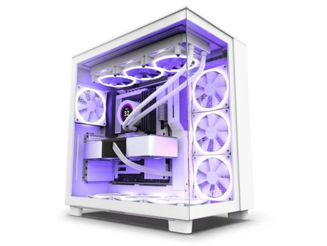 NZXT H9 Flow - All White