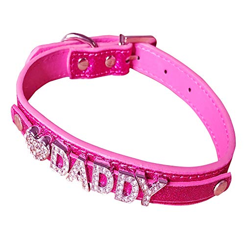 Daddy Dom DDLG/ABDL Leather Collar (red)