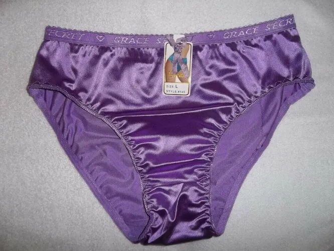 Grace Vintage Satin Panties