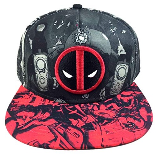 Marvel Deadpool 2 Tone Sublimated Snapback