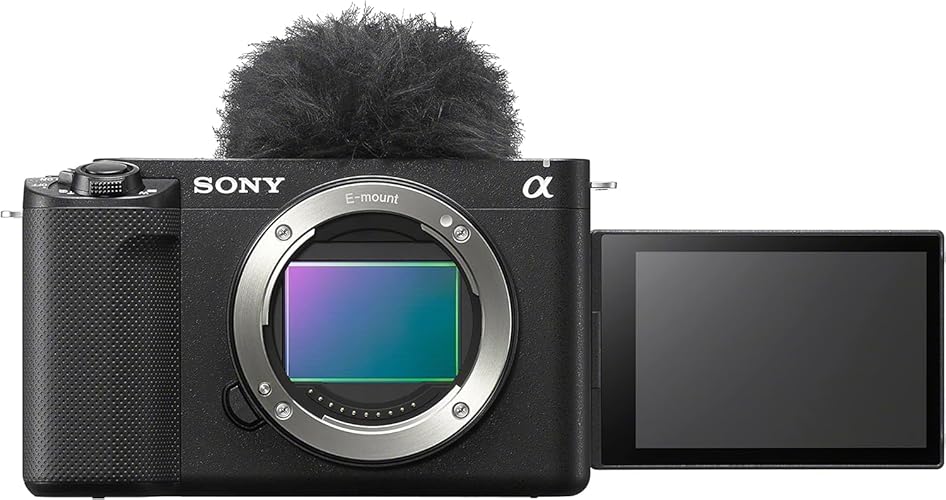 Sony Alpha ZV-E1 Full-Frame Interchangeable Lens Mirrorless Vlog Camera - Black Body - Black - Camera Body