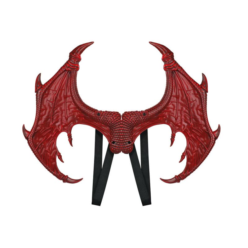 BaronHong Halloween carnavalskostuum cosplay Demon drakenvleugels voor volwassenen kinderen - Rp-rood