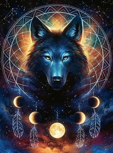 Ravensburger 12000442 - Lupo splendente - Puzzle 500 Piezas – Puzzle Adultos y niños a patir de 12 años, Puzzle Animales - Diseño nuevo