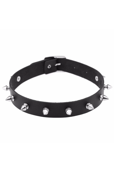 Black Gothic Spike Collar | Default Title