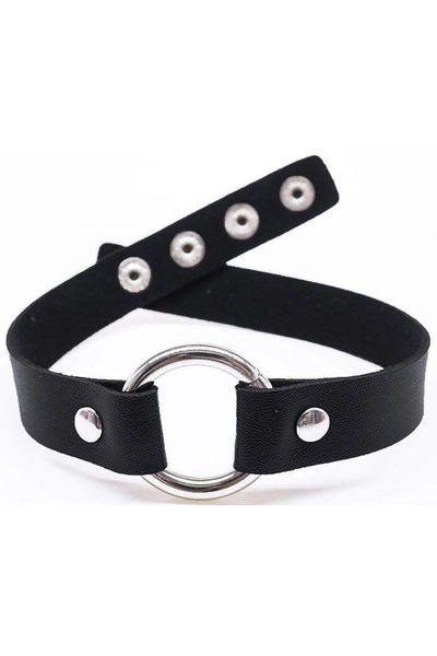 Black Gothic O-Ring Collar | Default Title