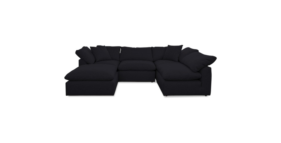 Bryant U-Sofa Bumper Sectional (5 piece)