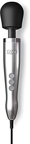 Premium Doxy Die Cast - Luxurious Aluminum and Titanium Alloy Case - Wand Vibrator Body Massager - Body-Safe Medical-Grade Silicone Head Cover - The World's Most Powerful Electric Massager