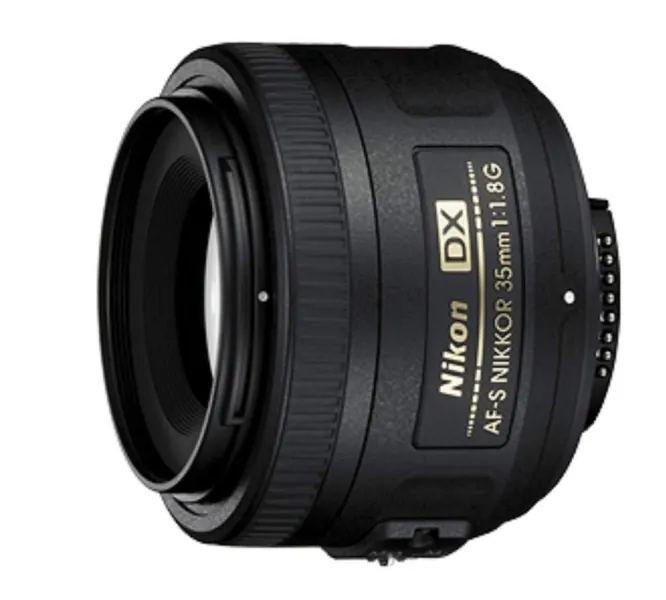Nikon AF-S DX NIKKOR 35mm f/1.8G Lens with Auto Focus for Nikon DSLR Cameras, 2183, Black - W/ B+W 58mm Clear UV Haze