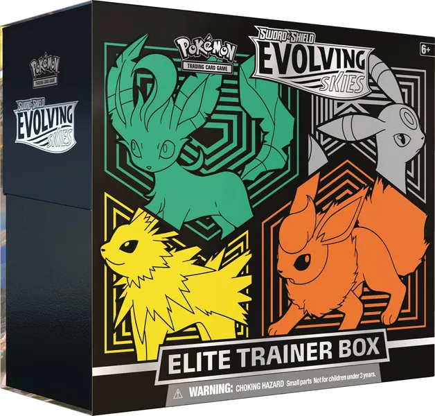 Pokemon SAS7 Evolving Skies Elite Trainer Box - Orange - 