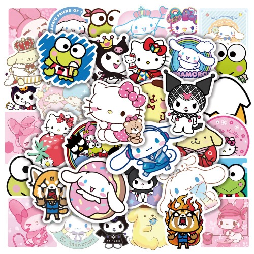 100pcs Kawaii Sanrio Stickers