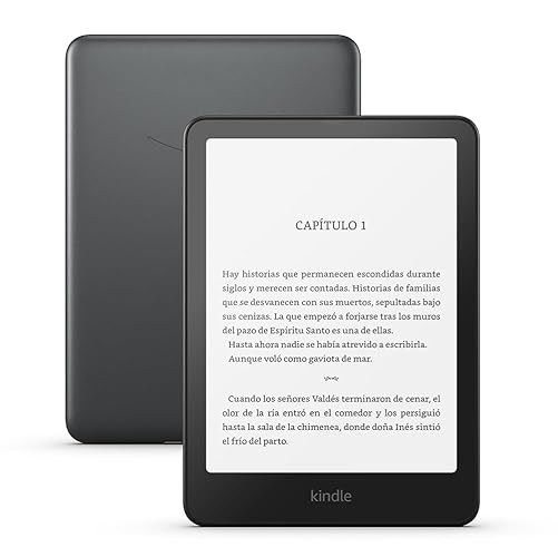 Nuevo Kindle Paperwhite Signature Edition (32 GB) de Amazon | Nuestro Kindle más rápido, con luz frontal autorregulable, carga inalámbrica y semanas de batería | Negro metalizado - Negro metalizado - Sin Kindle Unlimited
