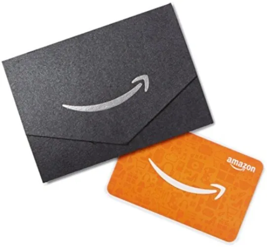 Amazon.com Gift Card in a Mini Envelope - 0 - Black and Silver Mini Envelope