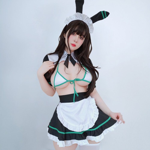 Bunny Maid Anime Costume - Black / L