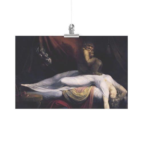 "The Nightmare" by John H. Fuseli Matte Poster - 11x17