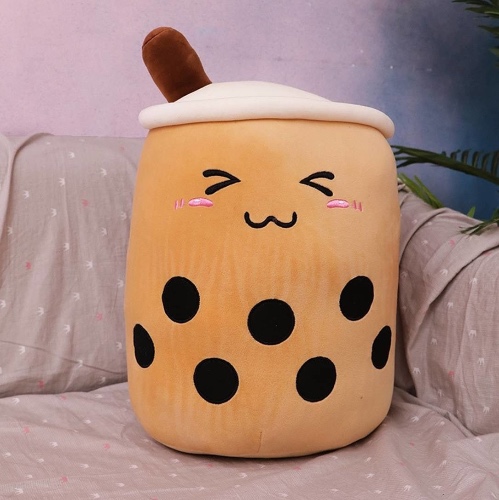 Large Selection of Boba Tea Plush (Variety of Colors/Sizes) - Chocolate / 50cm
