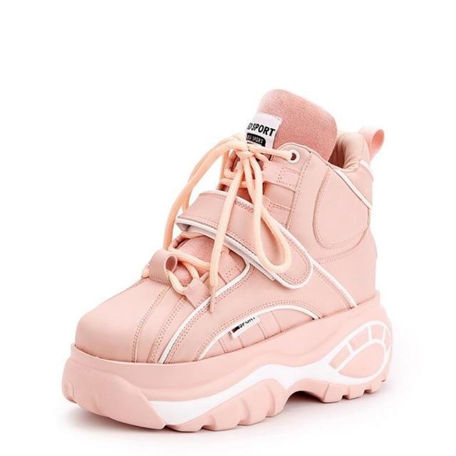 Cyber Babydoll Sneakers - Pink / 6