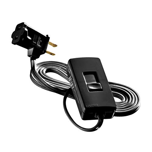 Leviton TBL03-10E 300-watt Tabletop Slide Control Lamp Dimmer, Black - Black - Dimmer