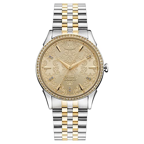 Vivienne Westwood The Wallace Ladies Quartz Watch with Stainless Steel Bracelet - Champagne