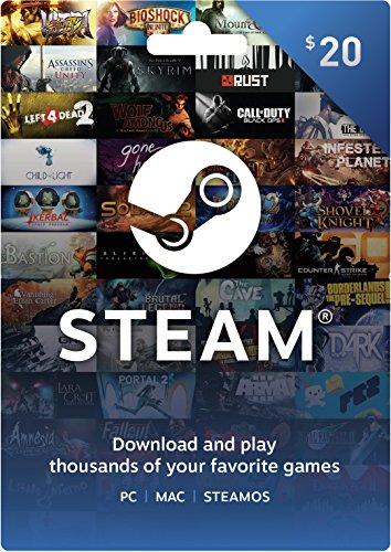 Steam Gift Card - $20 - $20 Edition - $20 Gift Card - Card
