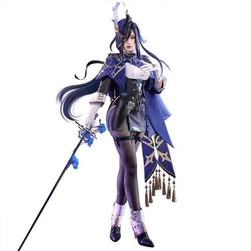 【Ready For Ship】DokiDoki-SR Game Genshin Impact Cosplay Fontaine Clorinde Costume Women | L-Ready For Ship
