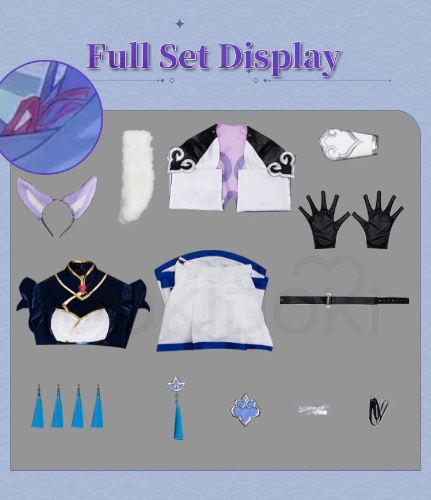 DokiDoki-SR Game Honkai: Star Rail Cosplay Baiheng Costume Bai Heng | Costume Only-L-Order Processing Time Refer to Description Page