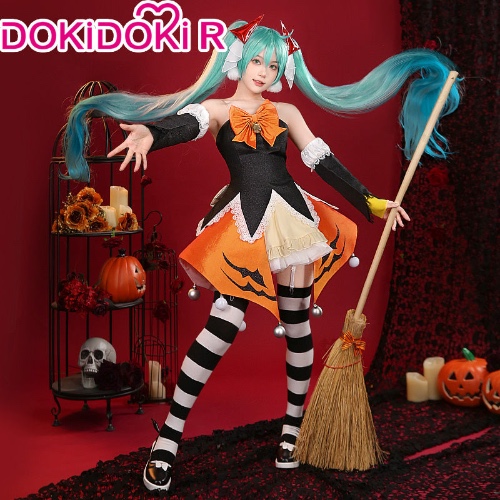 【Size S-3XL】DokiDoki-R VOCALOID Hatsune Miku Halloween Cosplay | M-PRESALE
