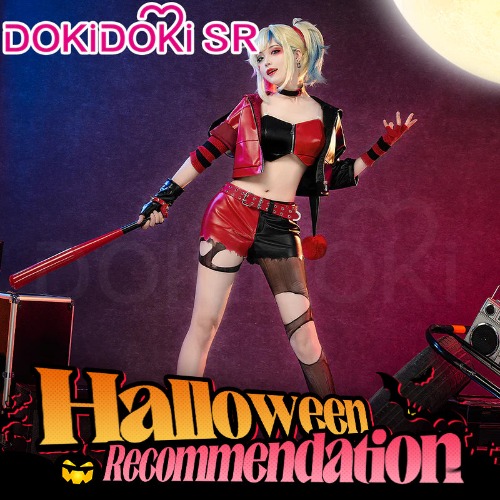 【Size S-3XL】DokiDoki-SR Anime Cosplay Black Red Girl Costume | Costume Only-S-Order Processing Time Refer to Description Page