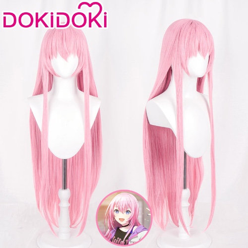 【Ready For Ship】DokiDoki Game Project Sekai Colorful Stage! feat. Cosplay Megurine Luka Wig Long Straight Pink Hair | Megurine Luka