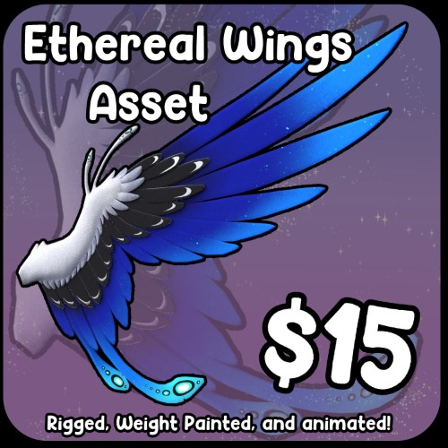Ethereal Wings Asset — Art by Neffertity