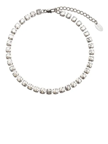 crystal-embellished choker