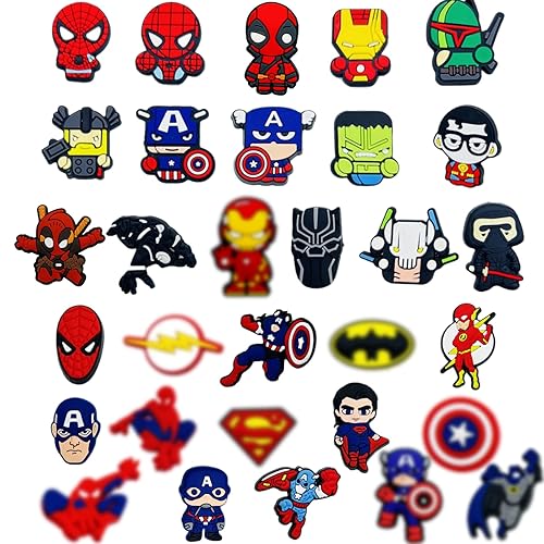 AhLmA Pins para Croc Charms Zuecos Accesorios de Zuecos Croc mujer plataforma Para Niños y Adultos, Decoración de Zuecos, Pulseras, Bolsos, Regalos DIY - Manwei