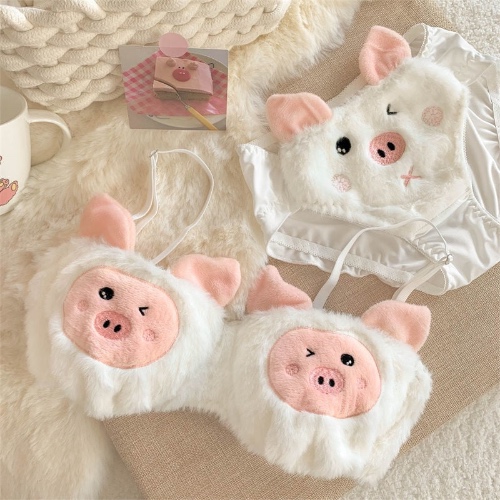 Furry Pig Lingerie Set - XL(80ABC)