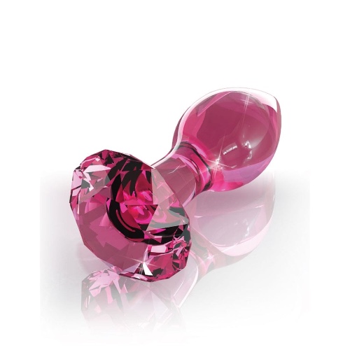 Icicles No 79 Glass Butt Plug - Pink
