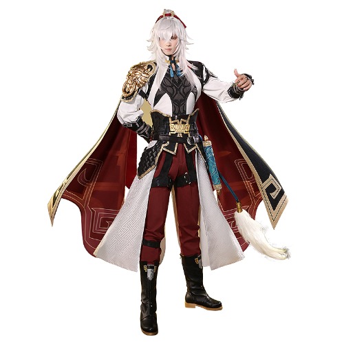 【Partical Ready for ship】DokiDoki-SR Game Honkai: Star Rail Cosplay Jing Yuan Cosplay Costume / Shoes Jingyuan | Costume Only XL-Ready for ship