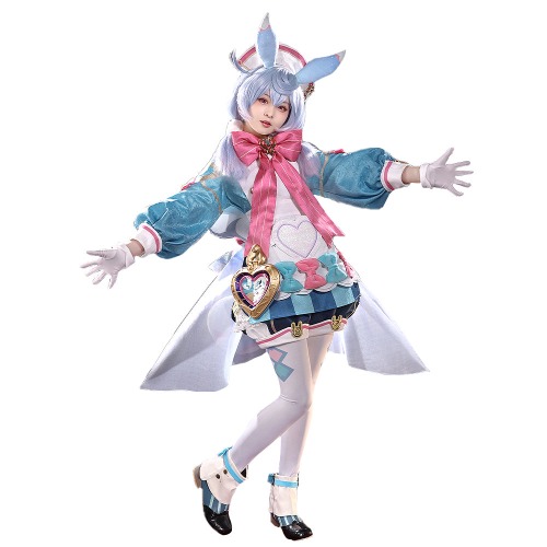 DokiDoki-SR Game Genshin Impact Cosplay Fontaine Sigewinne Costume / Shoes Women | Costume Only-XL-PRESALE