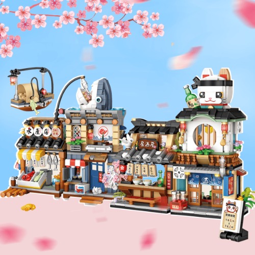 Mini Fish Store and Ramen Bar | 2-in-1 Bundle