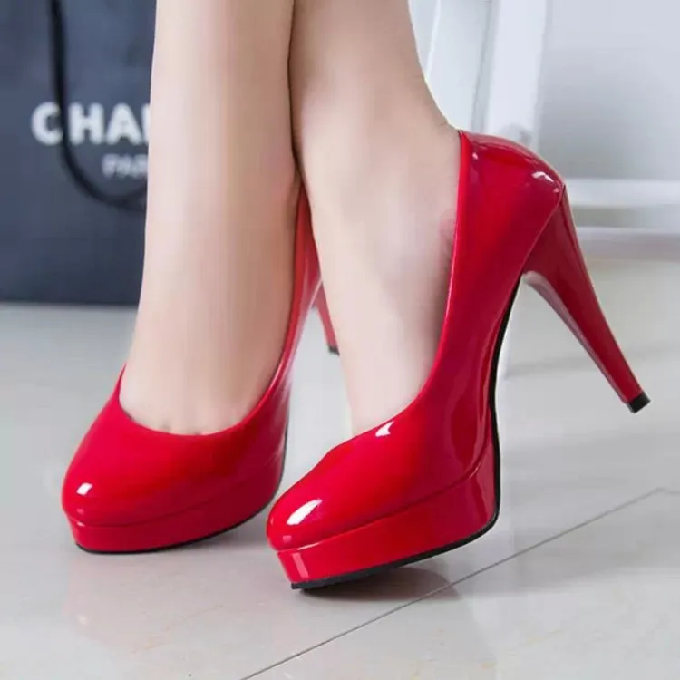 Shoes Women Wine Red / black 