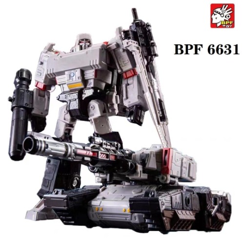Transformer BPF 6631 Magatron KO SIEGE WFC V-Class Tank 21cm Gray Action Figure