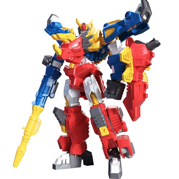 Toys MiniForce Super Dino Power FORCE TRIG Triceratops Rider Robot Knight Figure