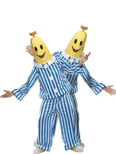 Fancy Dress Adult Costume - Bananas in Pyjames
