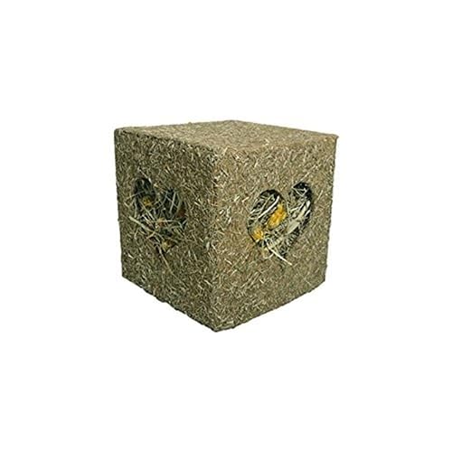 Rosewood Naturals ‘I Love Hay’ Forage Cube, Treat & Toy for Small Animals, Large - 100 g (Pack of 1)