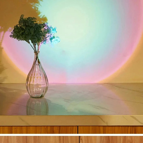 Bedroom Gaming Room Decor Rainbow Touch Ambient Spotlight - Rainbow Projector