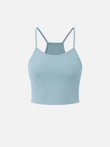 IcyAir® Tapered Square Neck Corset Tank - Dusk / M