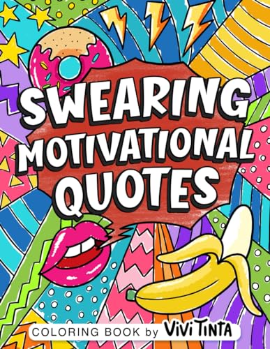Swearing Motivational Coloring Book