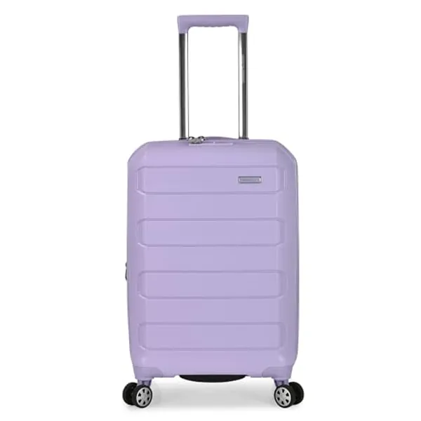 Traveler's Choice Pagosa Indestructible Hardshell Expandable Spinner Luggage, Lavender, Carry-on